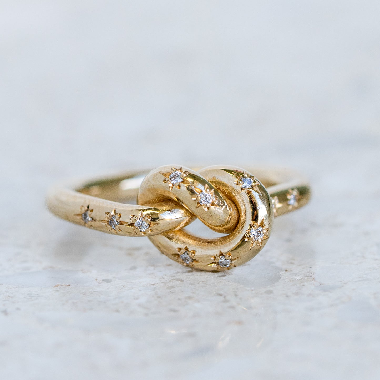 Diamond Pretzel Ring