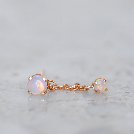 Load image into Gallery viewer, Crystal Opal Waterfall Single Stud
